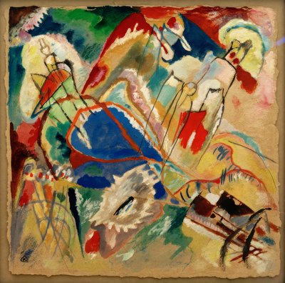 Bozzetto per Improvvisazione 30, (Cannoni) da Wassily Kandinsky